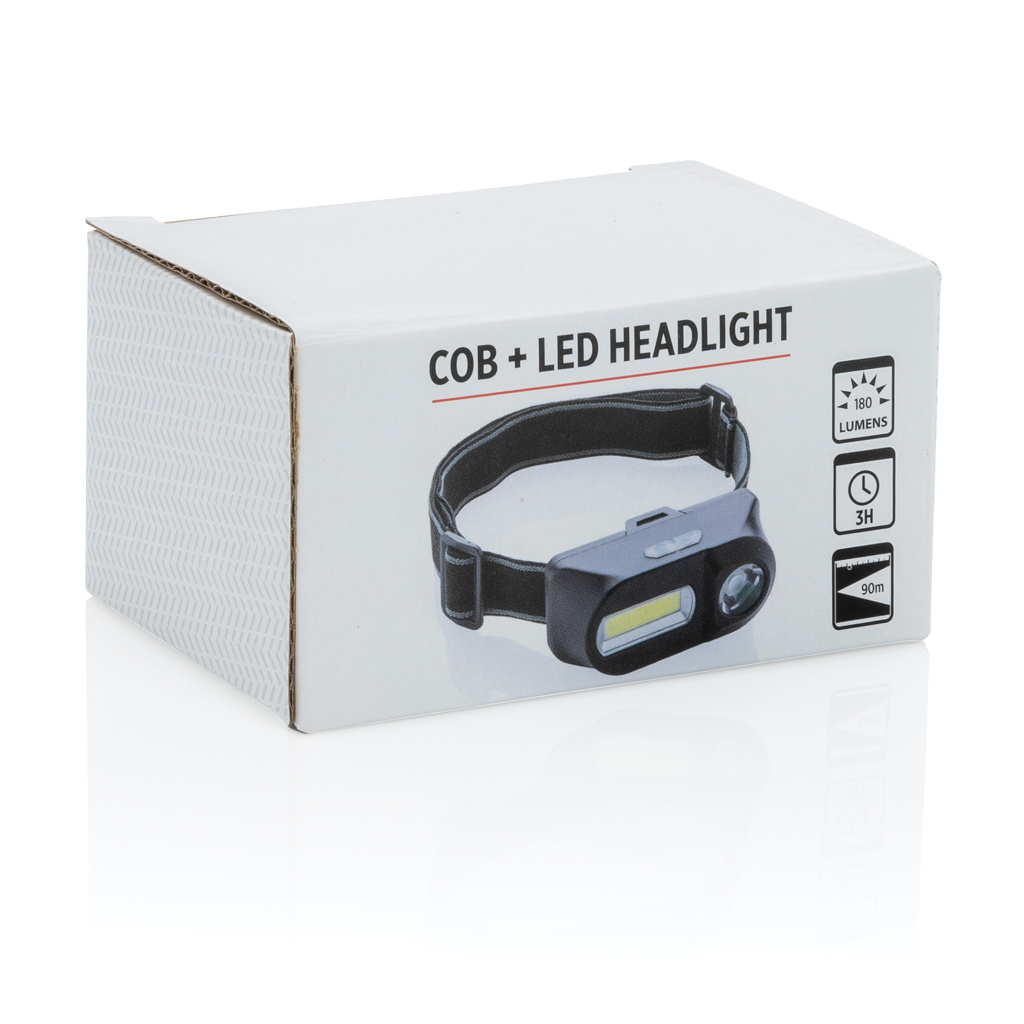 Luz de cabeza luz COB y LED