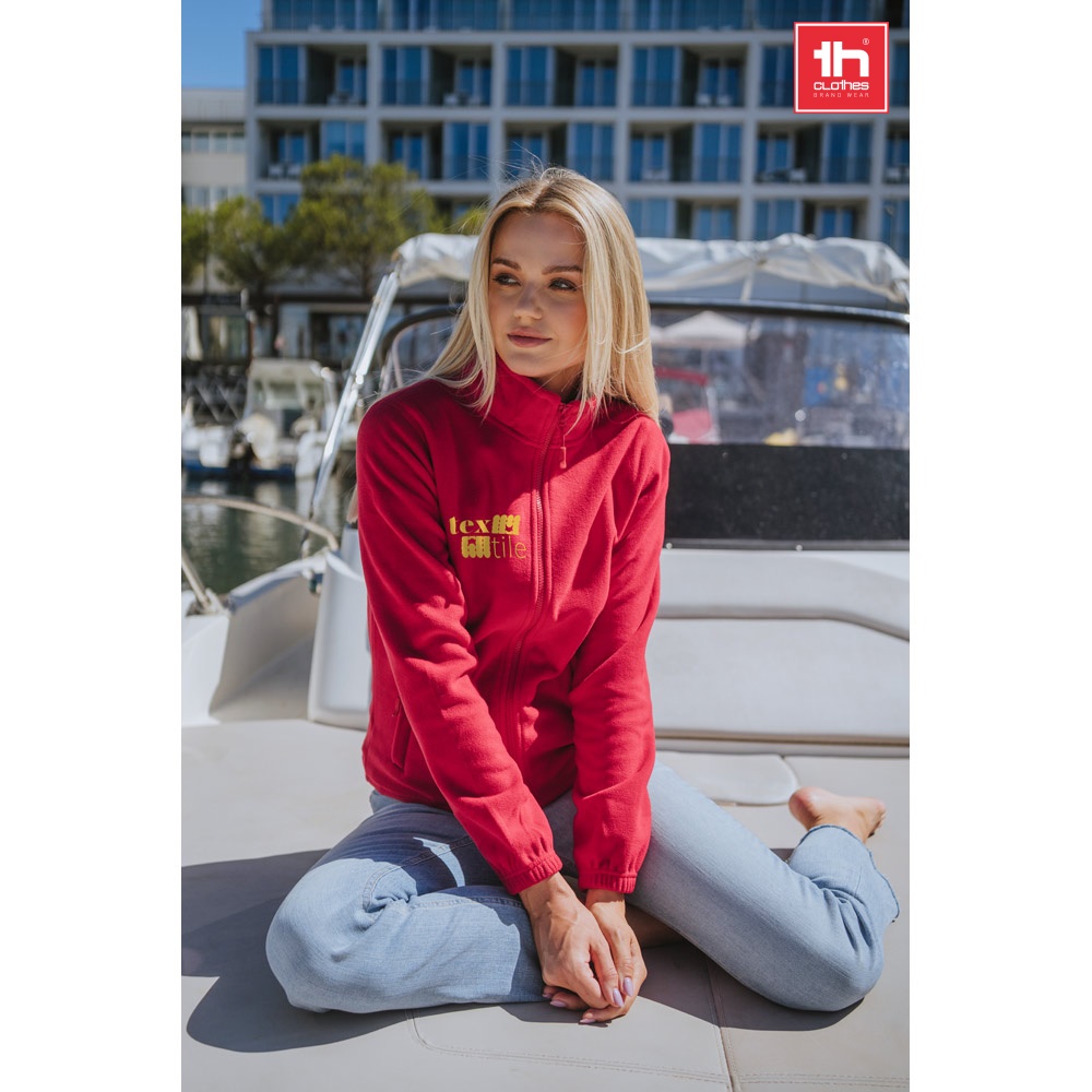 THC GAMA WOMEN. Chaqueta polar de mujer con cremallera
