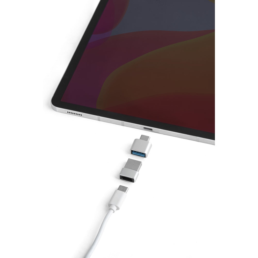 MINSKY. Set de 2 adaptadores USB-A / USB-C de aluminio