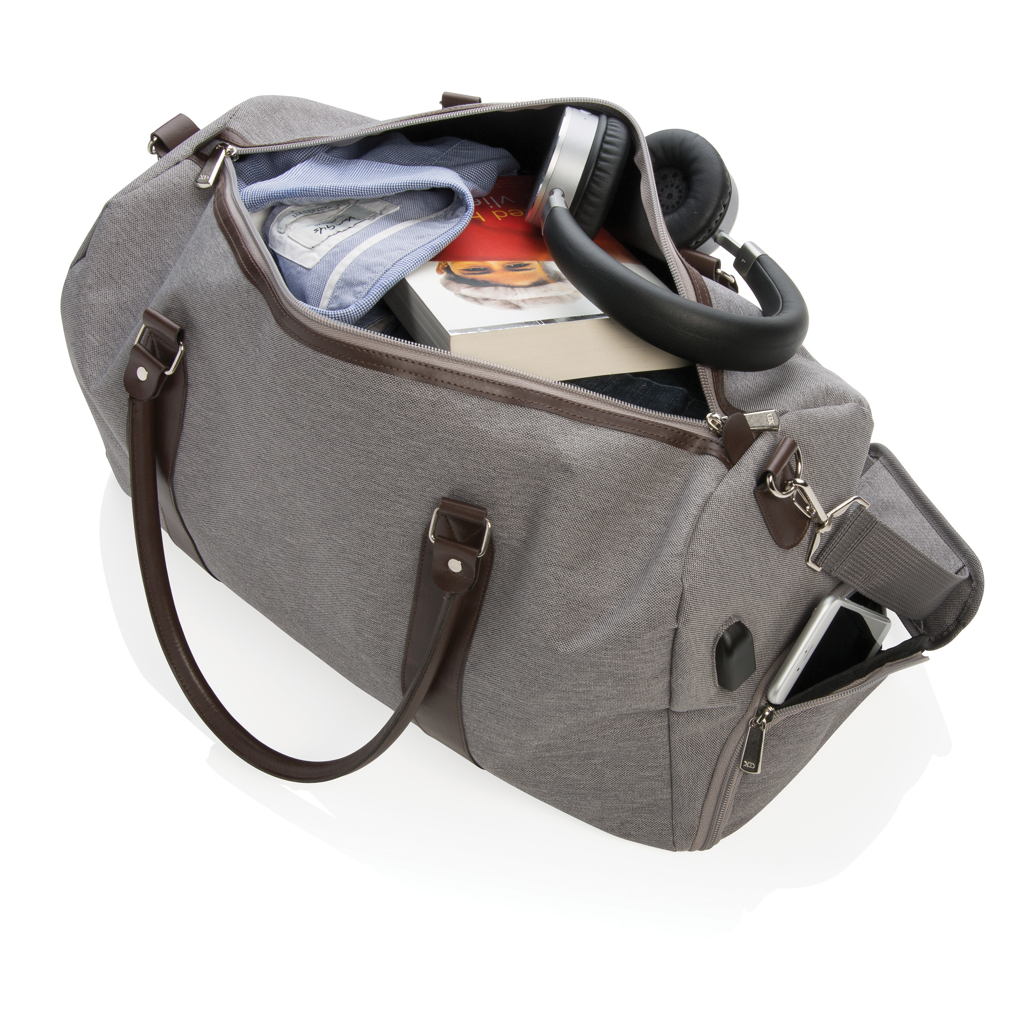 Bolsa fin de semana con salida USB A