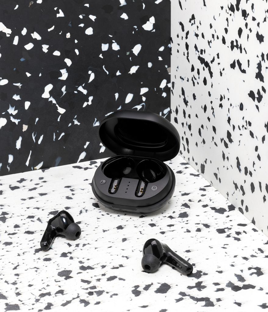 Auriculares TWS de plástico reciclado estándar RCS