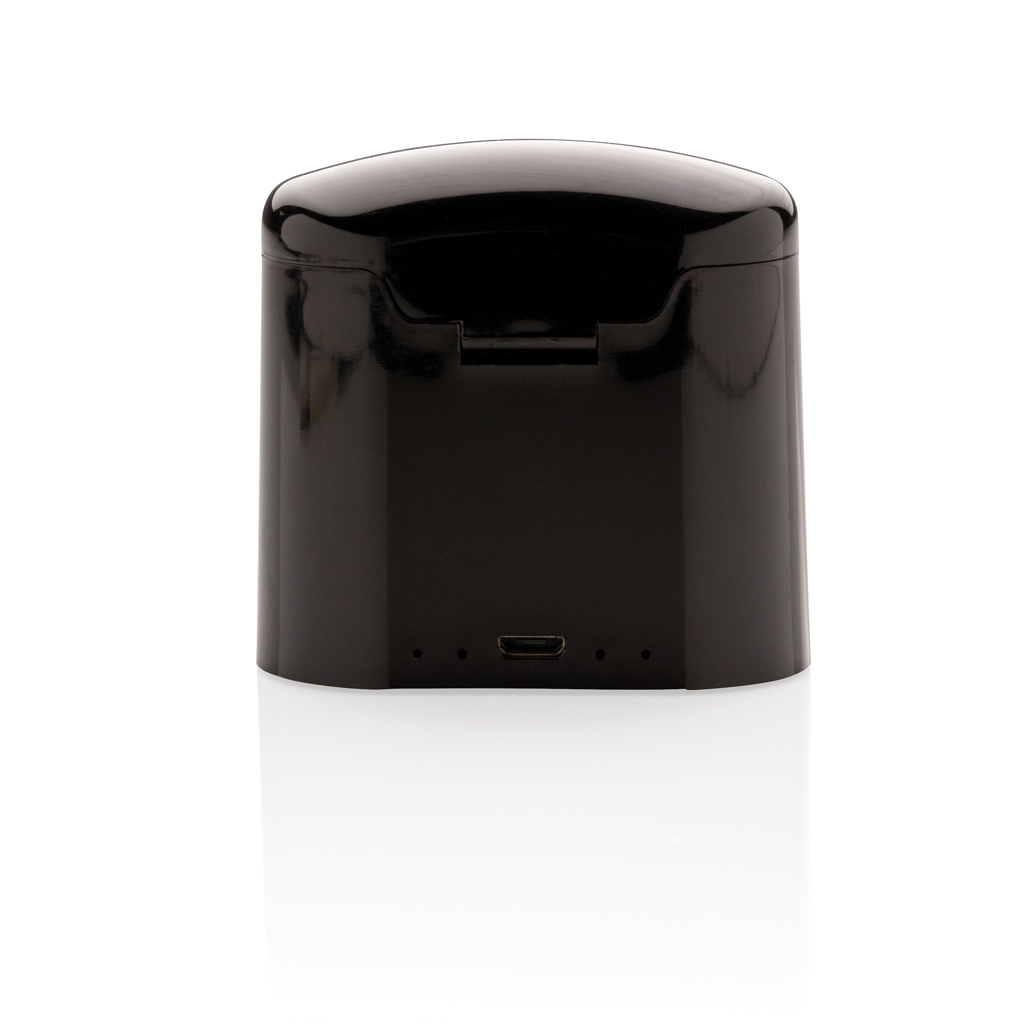 Auriculares inalámbricos Liberty en caja de carga