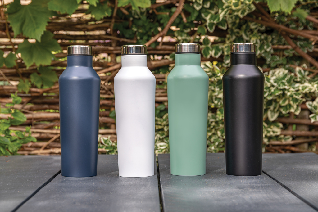Botella de agua moderna de acero inoxidable al vacío