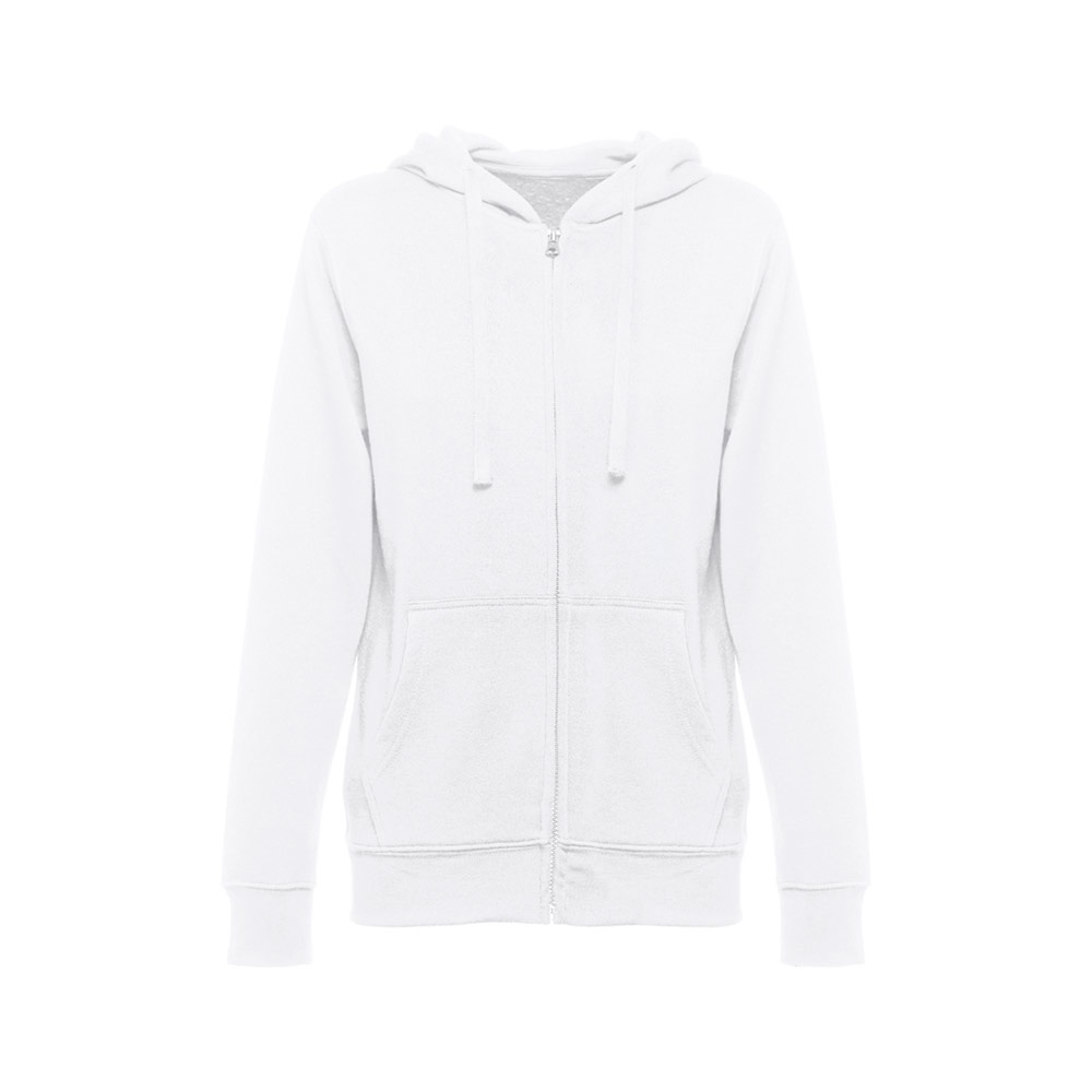 THC AMSTERDAM WOMEN WH. Sudadera de mujer con cremallera y capucha