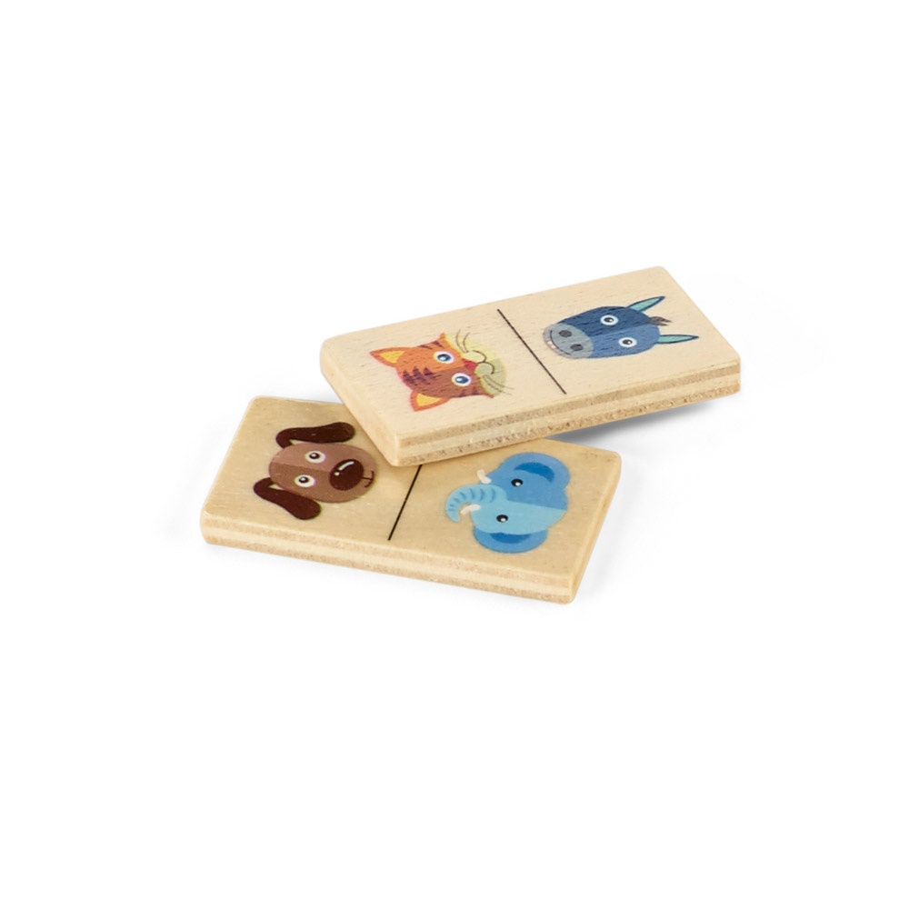 DOMIN. Juego de dominó de madera