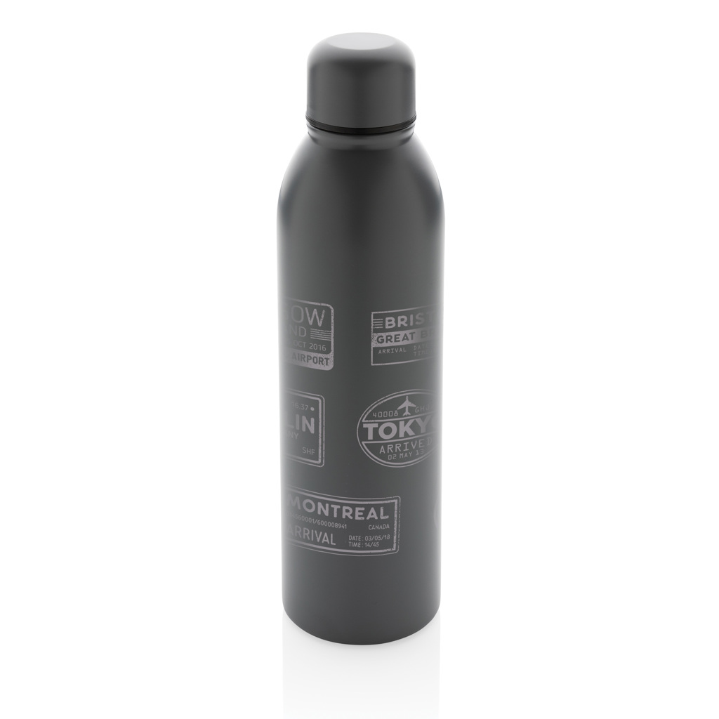 Botella al vacío de acero inoxidable reciclado RCS