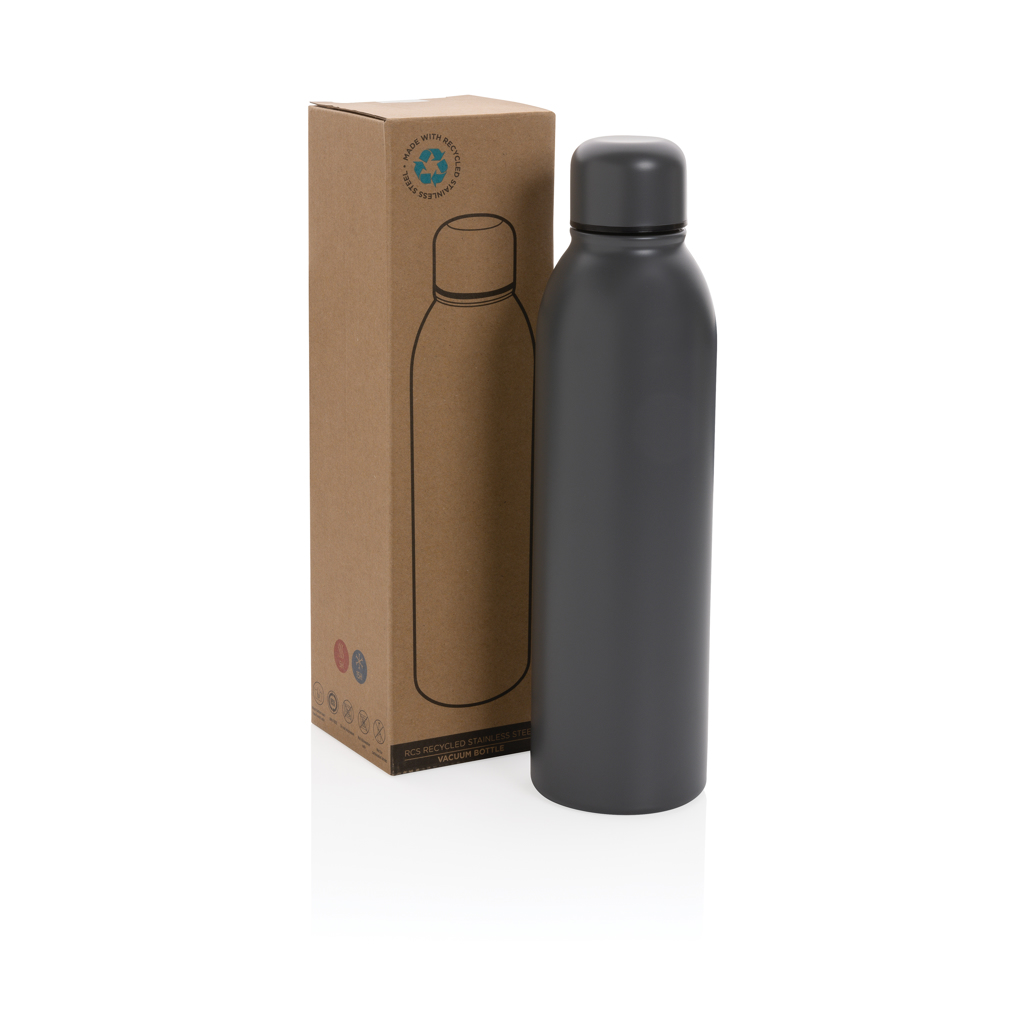 Botella al vacío de acero inoxidable reciclado RCS