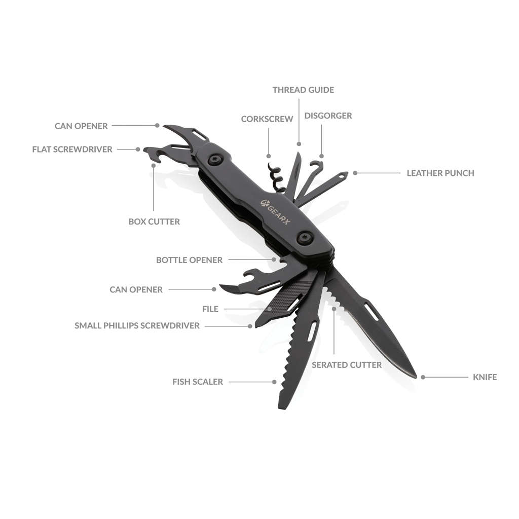 Cuchillo multifuncional Gear X