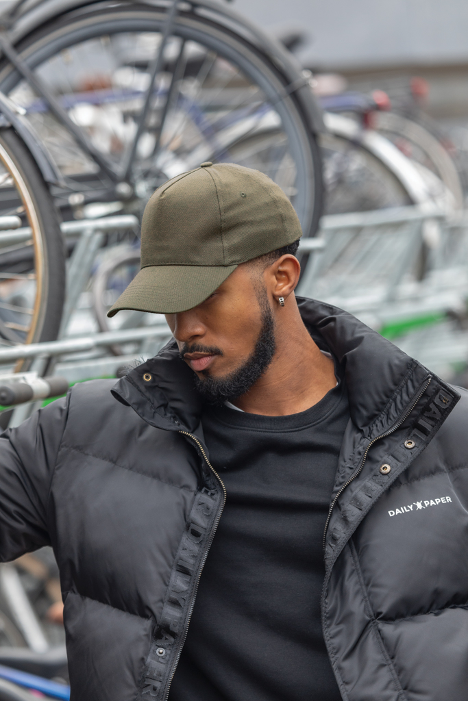 Gorra de algodón reciclado Impact 280gr con trazador AWARE™