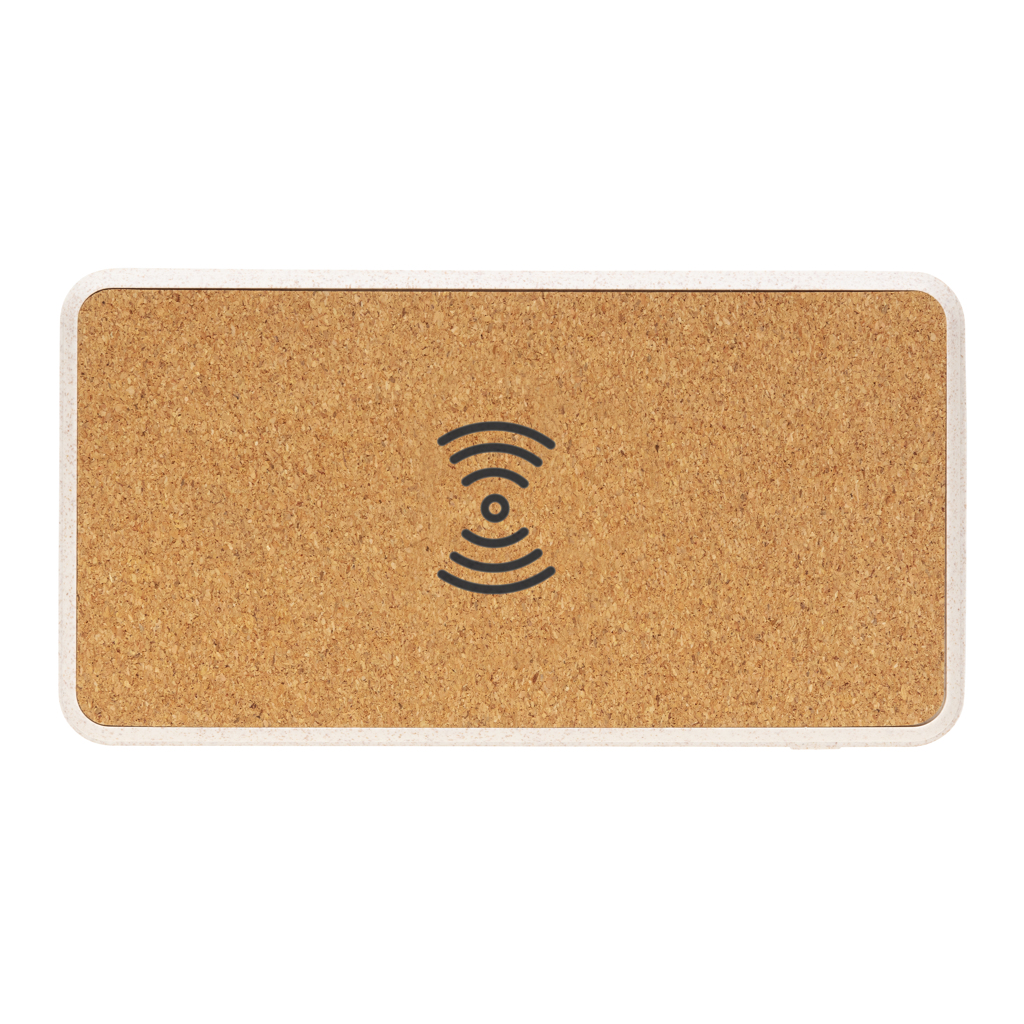 Powerbank inalámbrico 5W de Corcho y Trigo 8.000 mAh