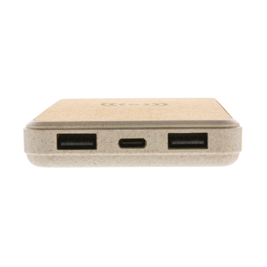 Powerbank inalámbrico 5W de Corcho y Trigo 8.000 mAh