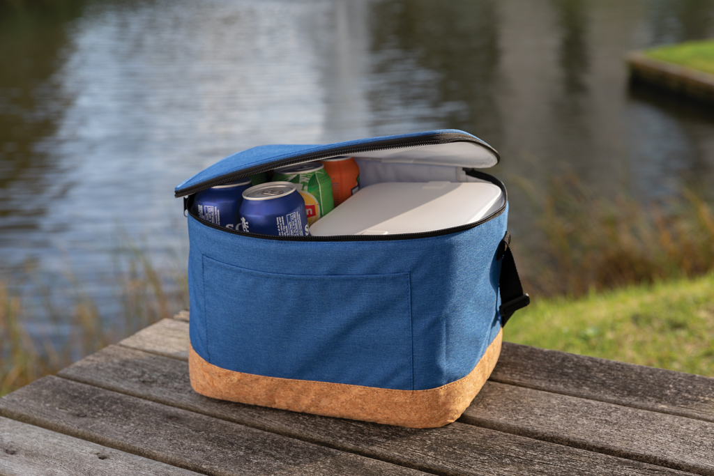 Nevera Impact AWARE ™ XL RPET two tone con detalle de corcho