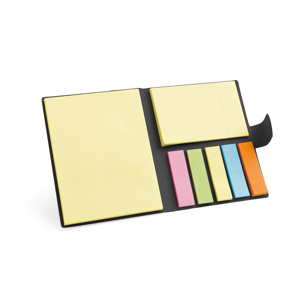 LEWIS. Bloc de notas adhesivas que incluye 7 juegos de color