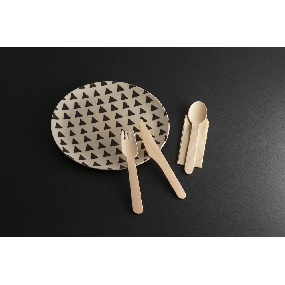 SUYA. Juego de cubiertos de madera