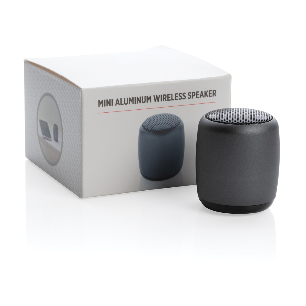 Mini altavoz inalámbrico de aluminio