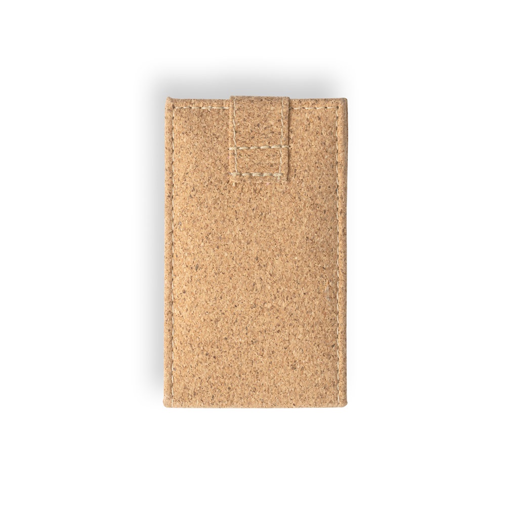 ZENA. Conjunto de manicura em aço inoxidável numa bolsa de cortiça