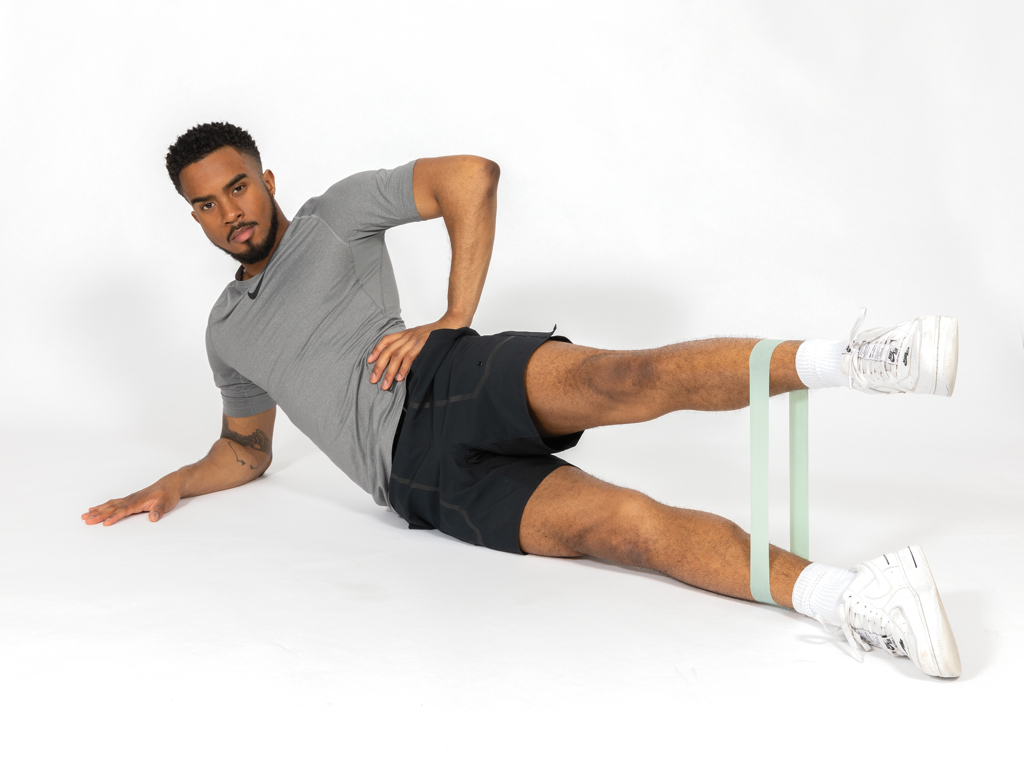 Bandas de fitness elásticas de 4 piezas en bolsa