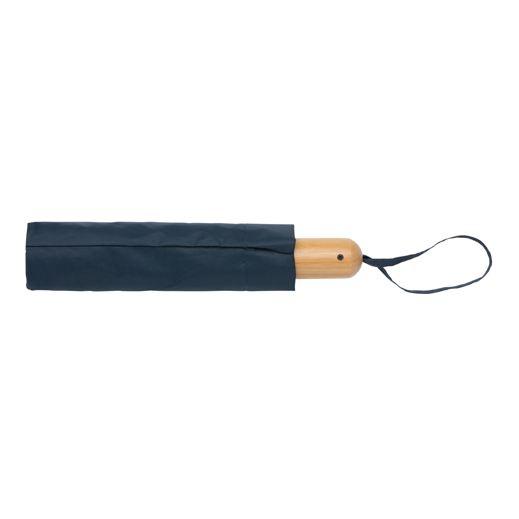 Paraguas automático RPET 190T bambú de 21" Impact AWARE ™