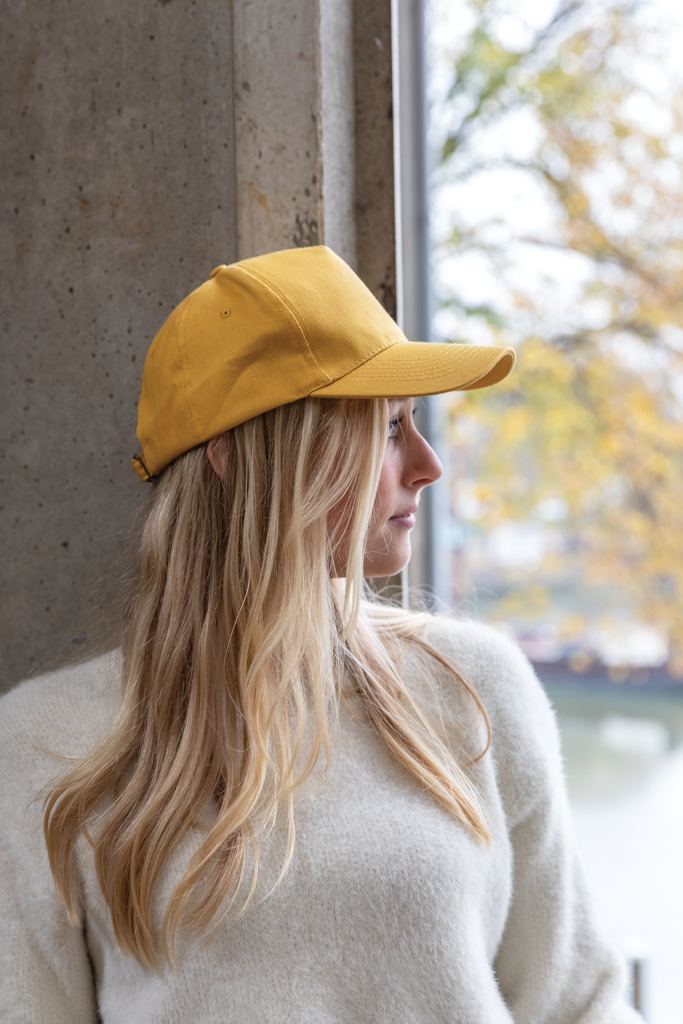 Gorra de algodón reciclado Impact 280gr con trazador AWARE™