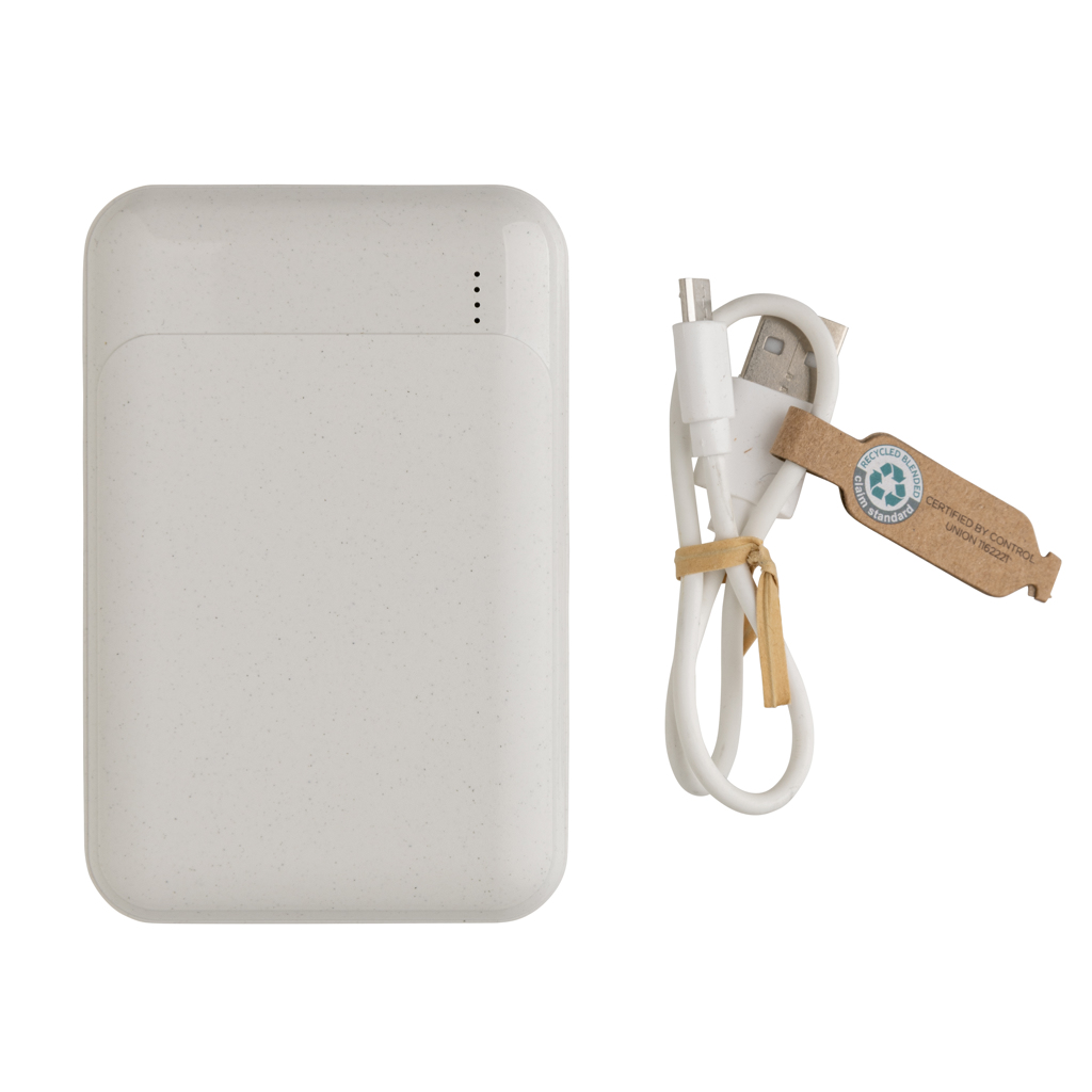 Powerbank de plástico reciclado RCS de 10.000 mAh