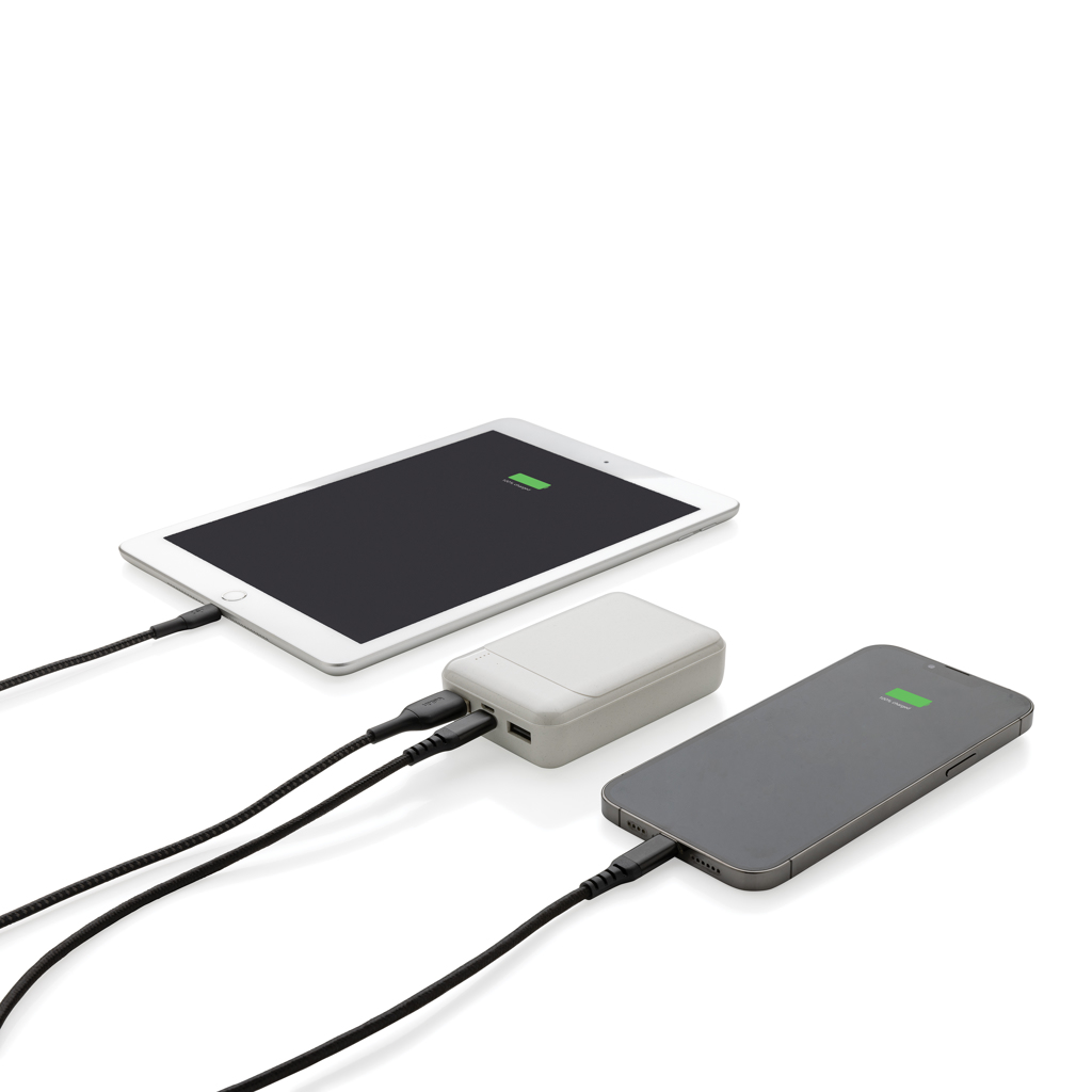 Powerbank de plástico reciclado RCS de 10.000 mAh