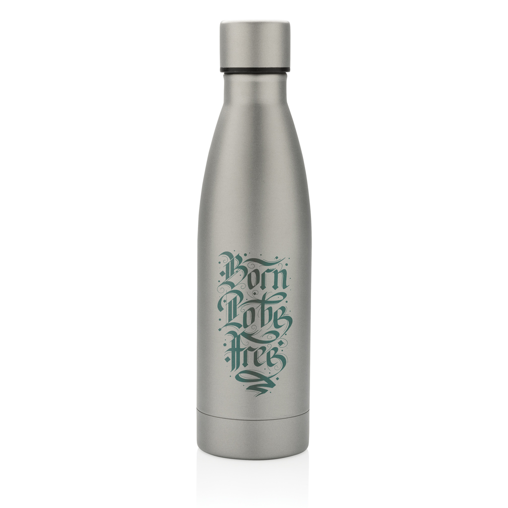 Botella sólida de acero inoxidable reciclado RCS