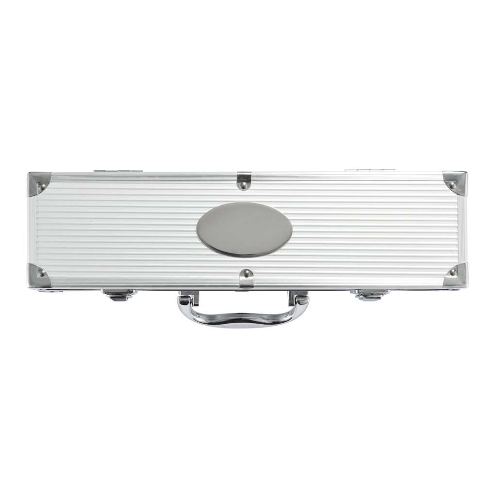 Set Barbacoa 3 piezas en caja de aluminio
