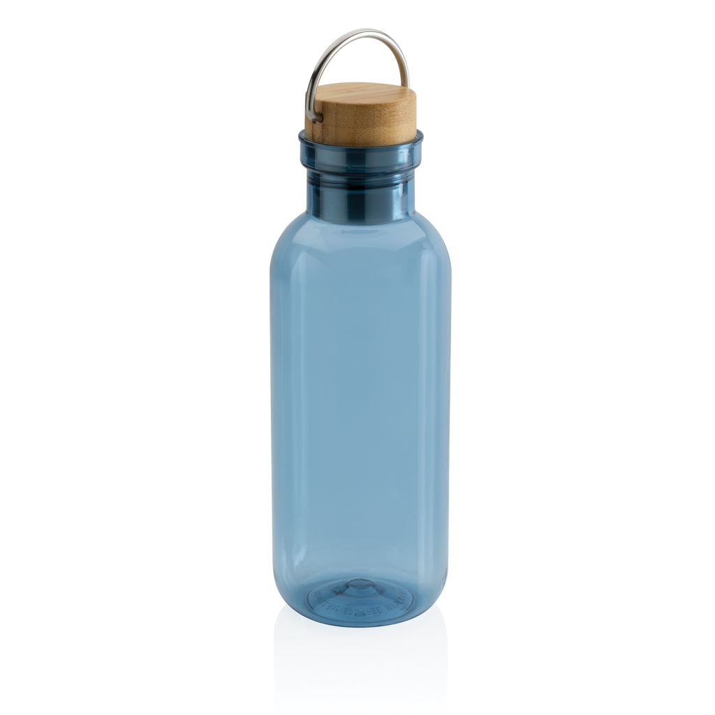 Botella RCS RPET con tapa y asa de bambú
