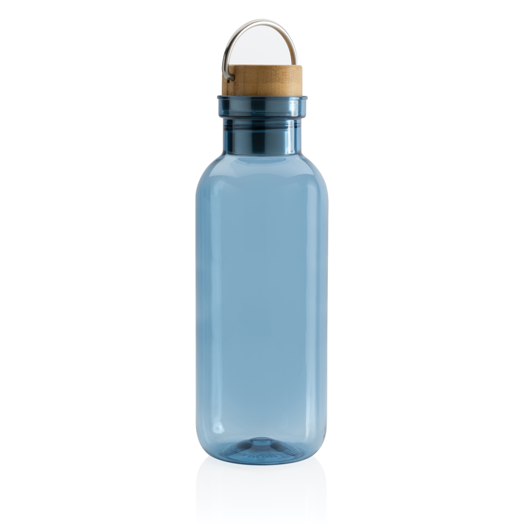 Botella RCS RPET con tapa y asa de bambú