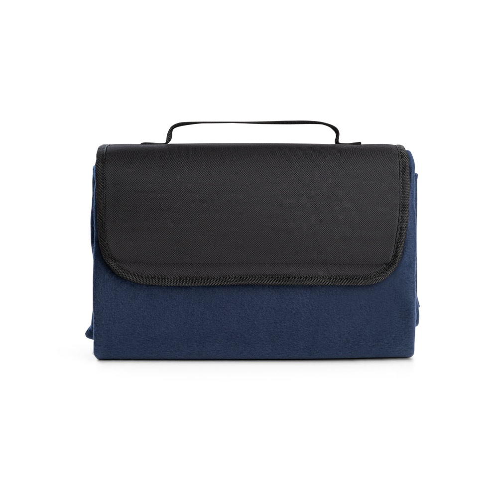 RILEY. Manta polar con asa de transporte y solapa (180 g/m²)