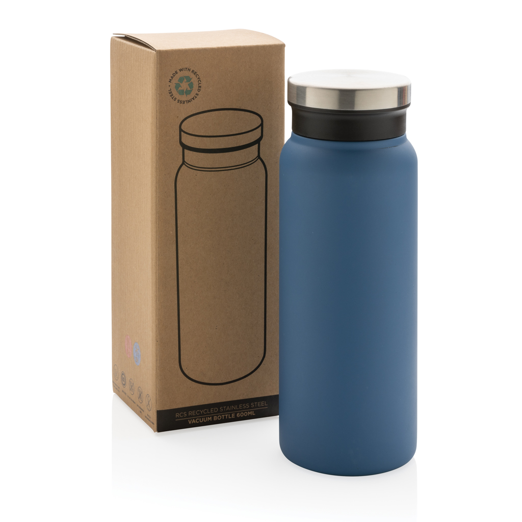 Botella al vacío de acero inoxidable reciclado RCS 600ML