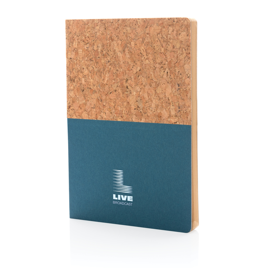 Libreta A5 de corcho y kraft