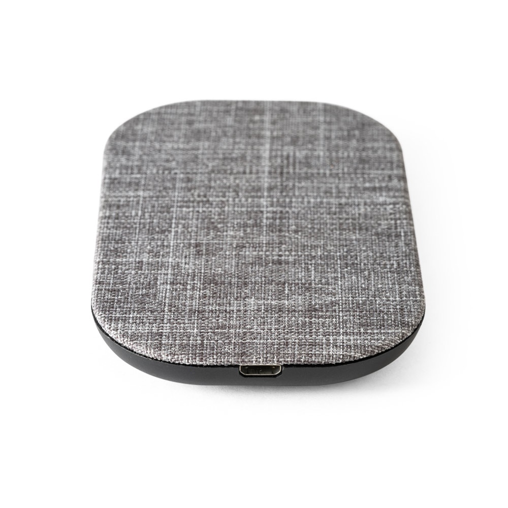 RENEWAL CHARGER. Cargador inalámbrico superrápido de 15W, fabricado en PET reciclado (100% rPET)
