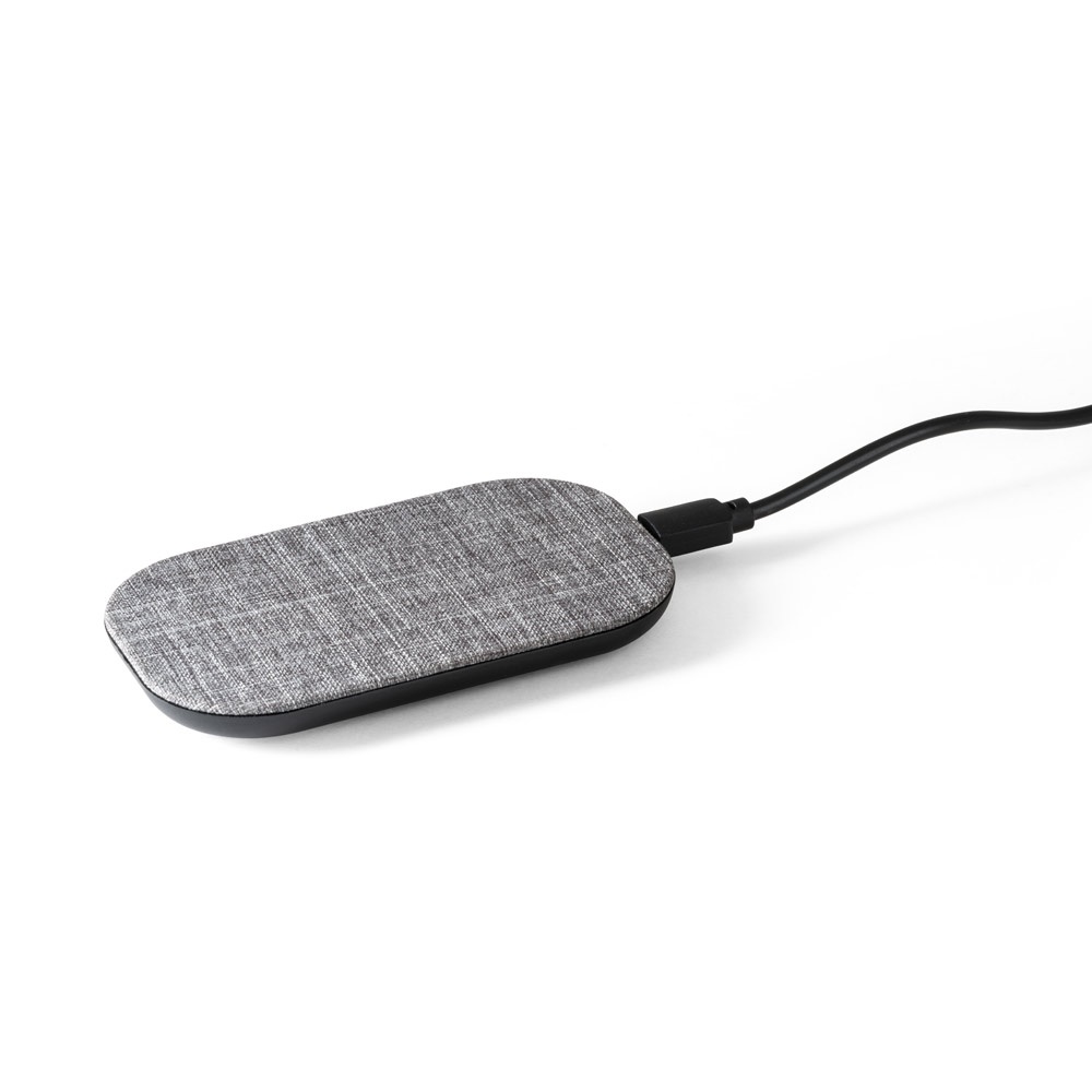 RENEWAL CHARGER. Cargador inalámbrico superrápido de 15W, fabricado en PET reciclado (100% rPET)