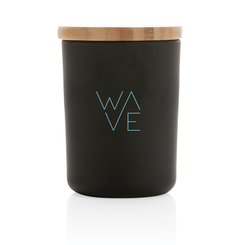 Vela perfumada Ukiyo deluxe con tapa de bambú