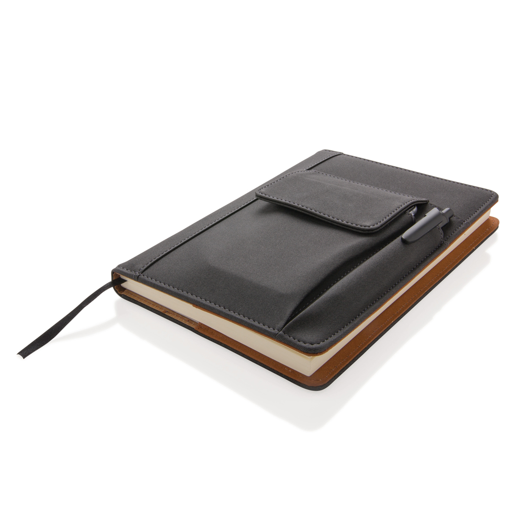 Libreta con apartado para teléfono