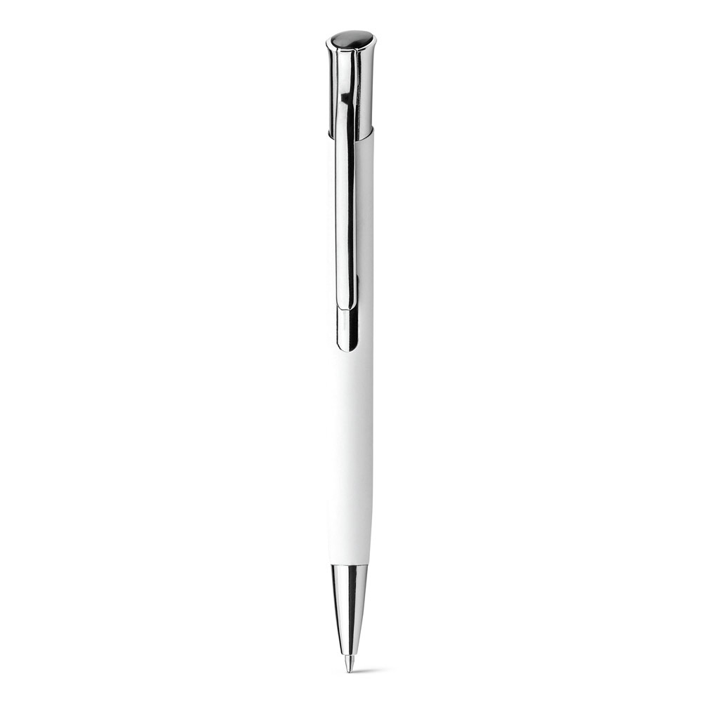 OLAF SOFT. Bolígrafo de aluminio con acabado de goma