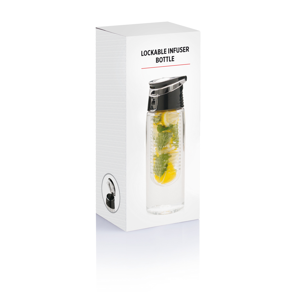 Botella infusor con cierre