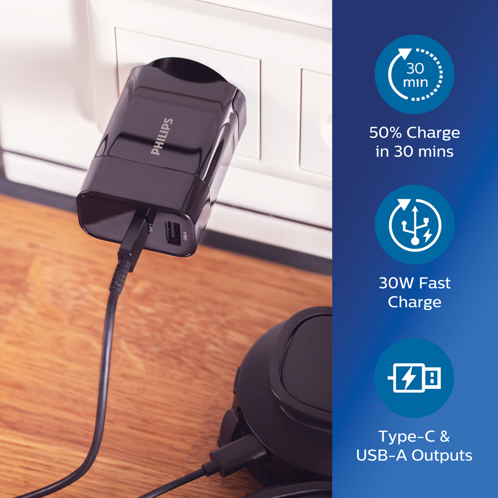 Cargador de pared PD ultrarrápido Philips