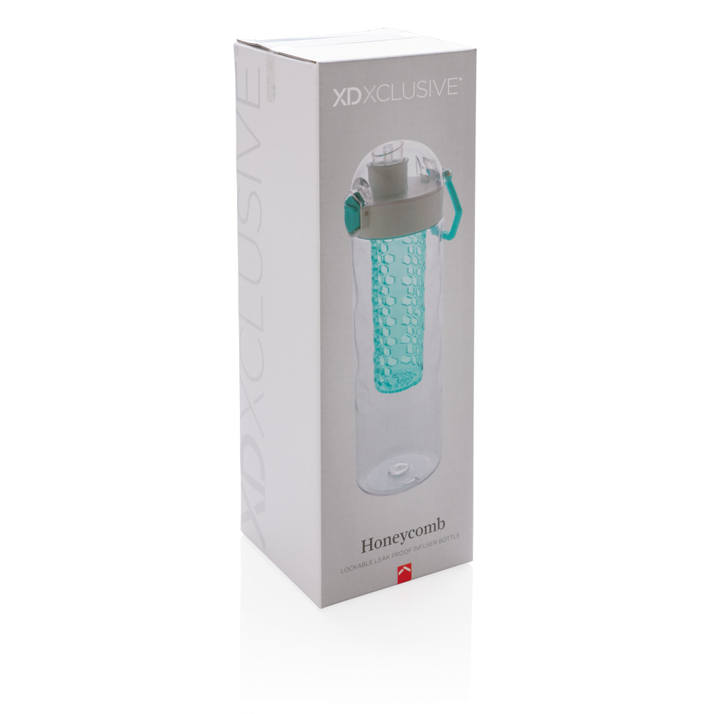 Botella infusora Honeycomb antigoteo