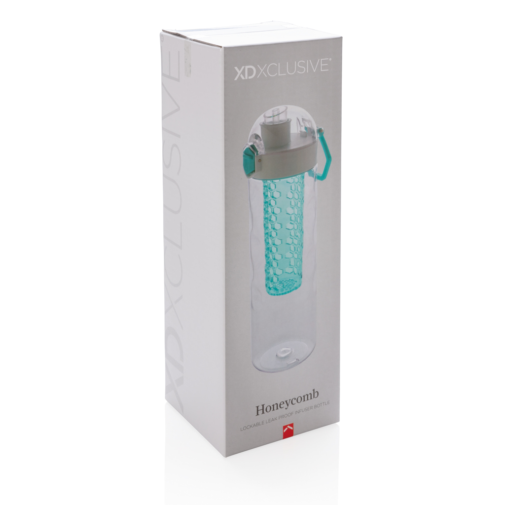 Botella infusora Honeycomb antigoteo