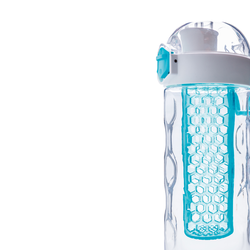Botella infusora Honeycomb antigoteo
