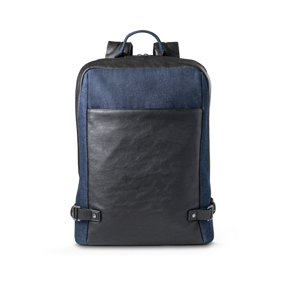 DIVERGENT BACKPACK I. Mochila para portátil de hasta 15.6'' en tejido vaquero y PU