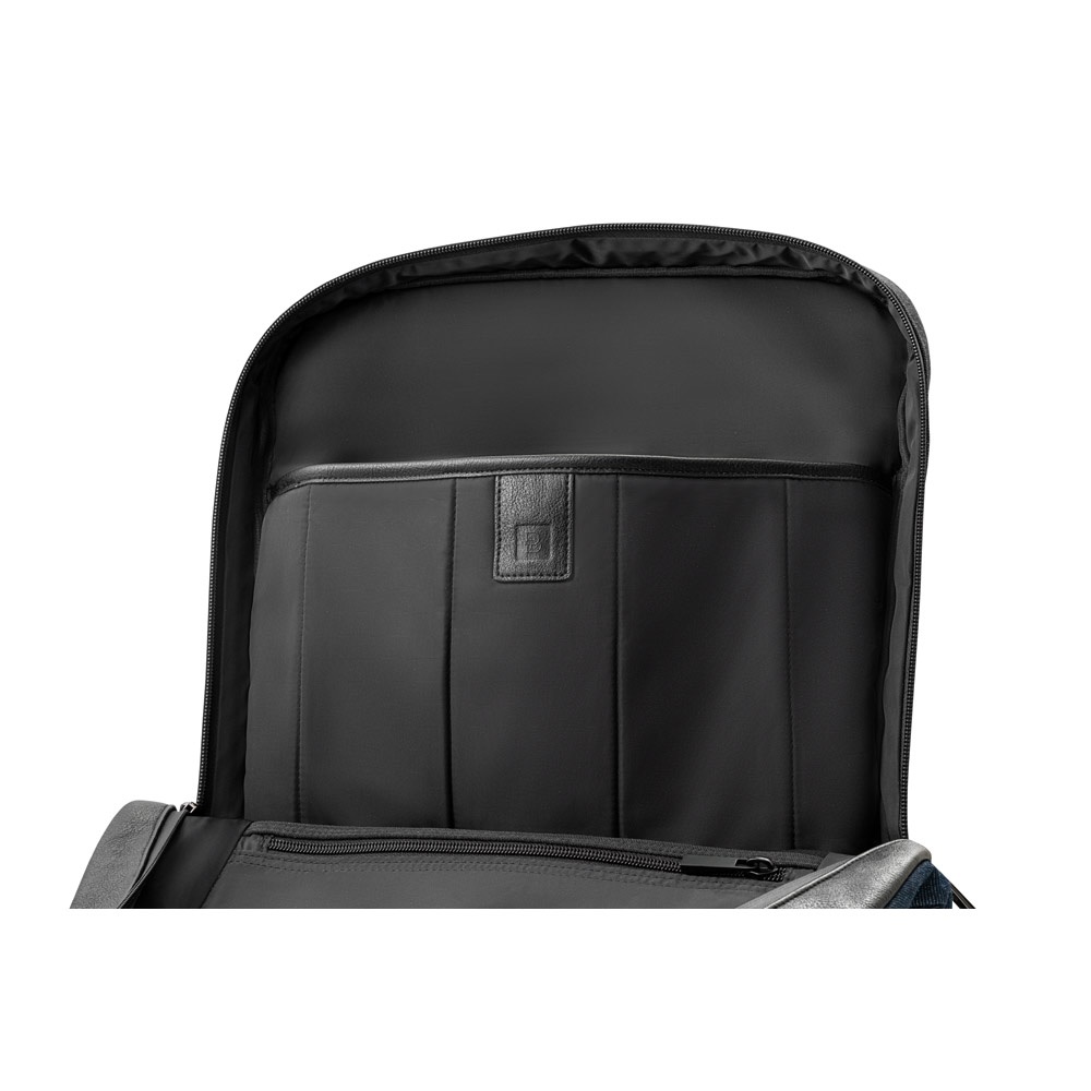 DIVERGENT BACKPACK I. Mochila para portátil de hasta 15.6'' en tejido vaquero y PU