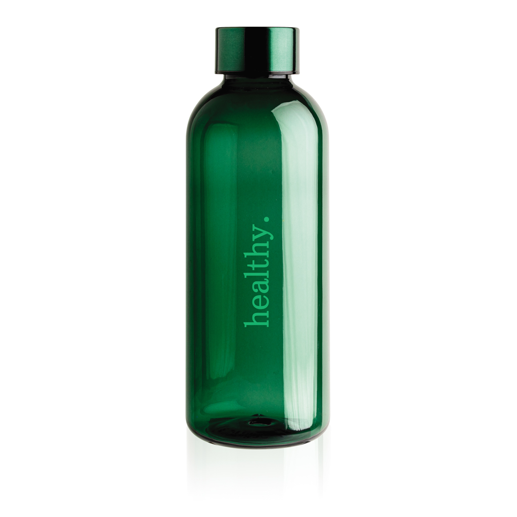 Botella de agua estanca con tapa metálica