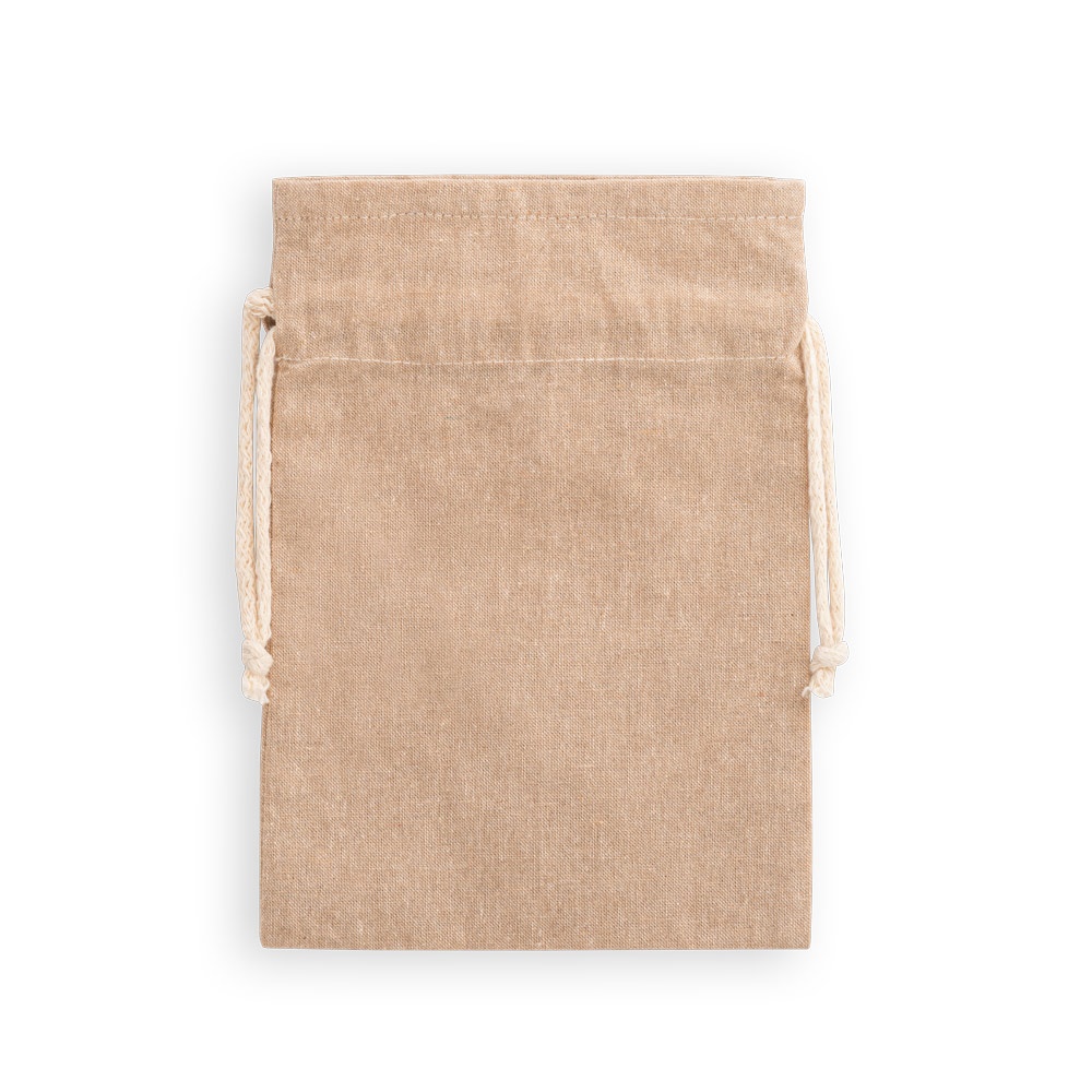 GIBRALTAR. Bolsa de regalo en algodón reciclado (70%) y poliéster (30% rPET) (140 g/m²)
