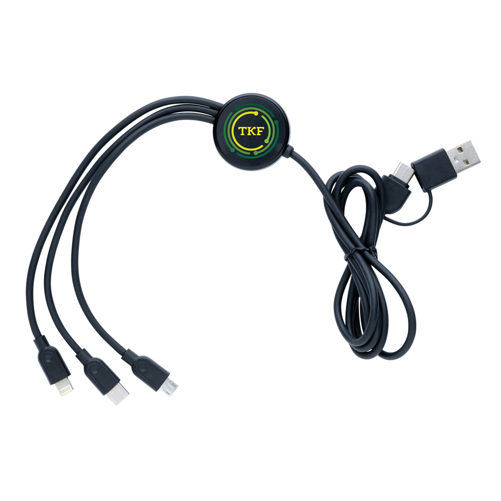 Cable RCS 6 en 1 de TPE y plástico reciclado