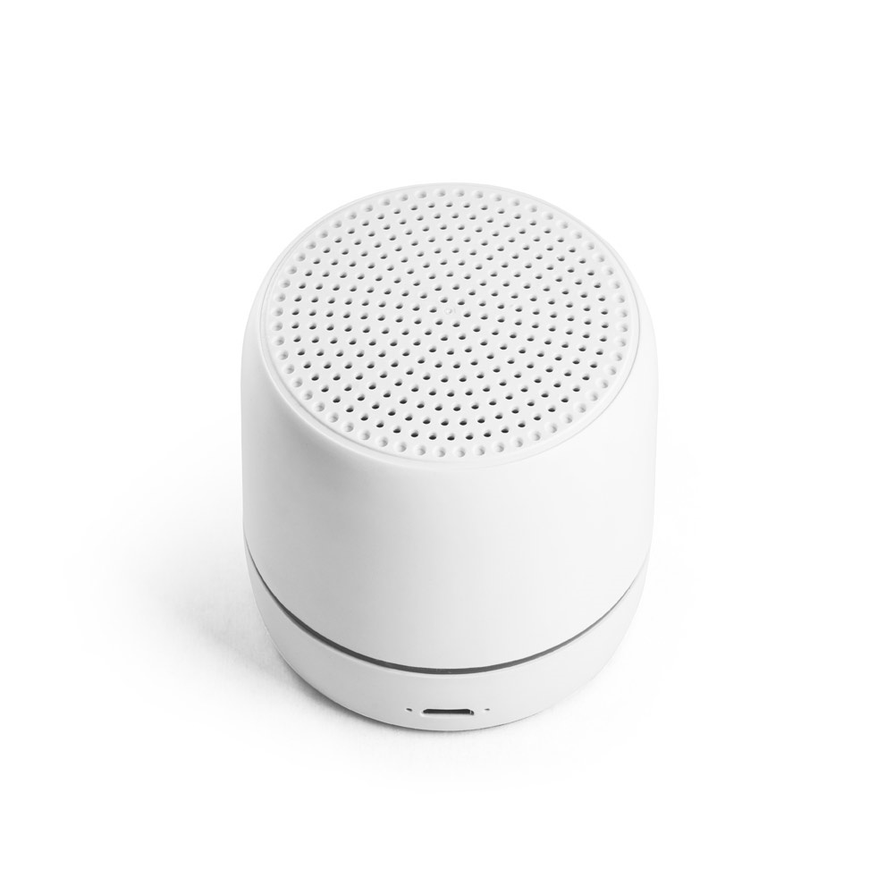 TURING. Altavoz portátil de 3W con 4 horas de autonomía, fabricado en ABS reciclado (100% rABS)