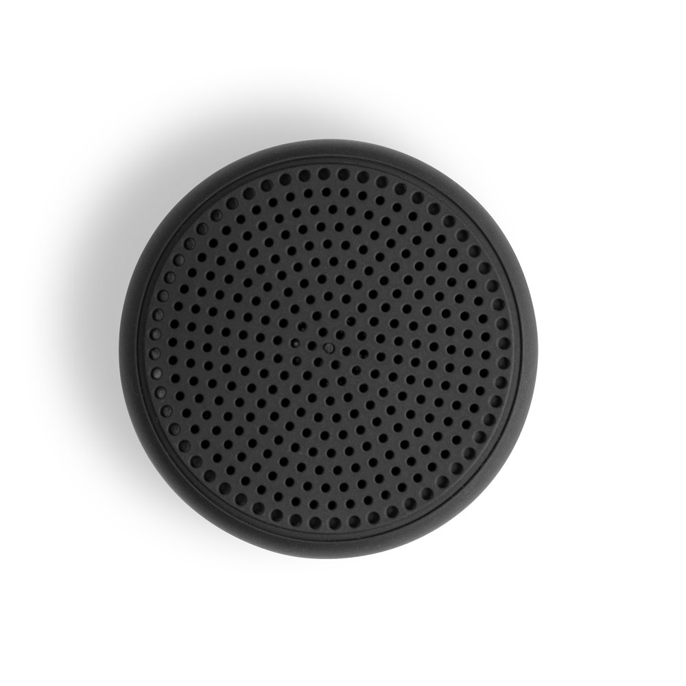 TURING. Altavoz portátil de 3W con 4 horas de autonomía, fabricado en ABS reciclado (100% rABS)