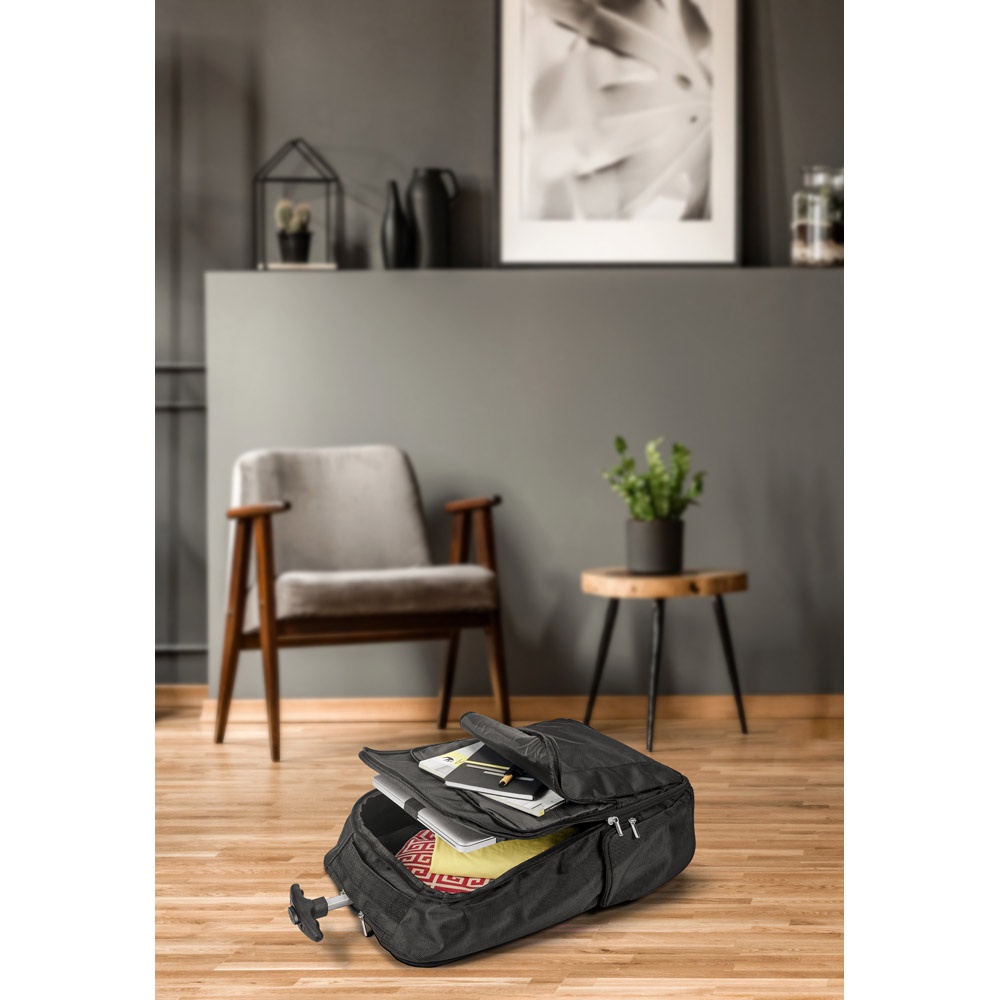 AVENIR. Mochila trolley para portátil de 17" en 1680D y 300D